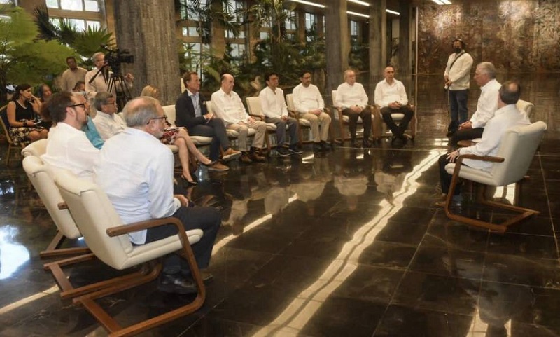 El presidente de Cuba, Miguel Díaz-Canel, ratifica una vez más el apoyo que su país brindará a Colombia en la búsqueda de la paz completa y en este caso ratificó que seguirán apoyando los diálogos con el ELN.