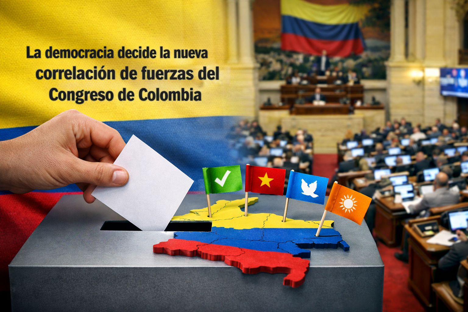 La democracia decide la nueva correlación de fuerzas del Congreso de Colombia