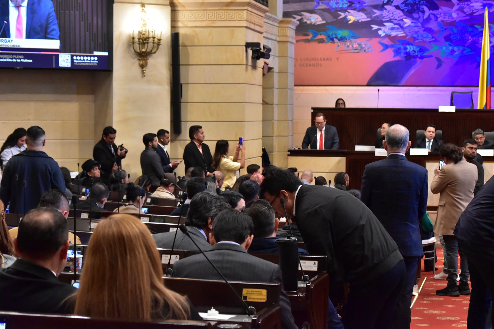 Lidio García Turbay, presidente del Congreso. 