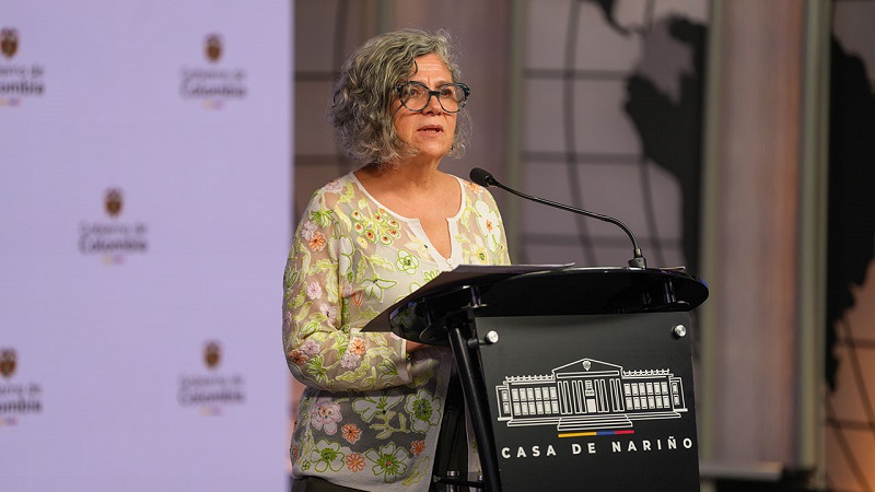 El Gobierno Nacional, a través de la Consejera Presidencial para los Derechos Humanos y el Derecho Internacional Humanitario, Lourdes Castro, presentó la campaña 'Nadie más para la guerra'.