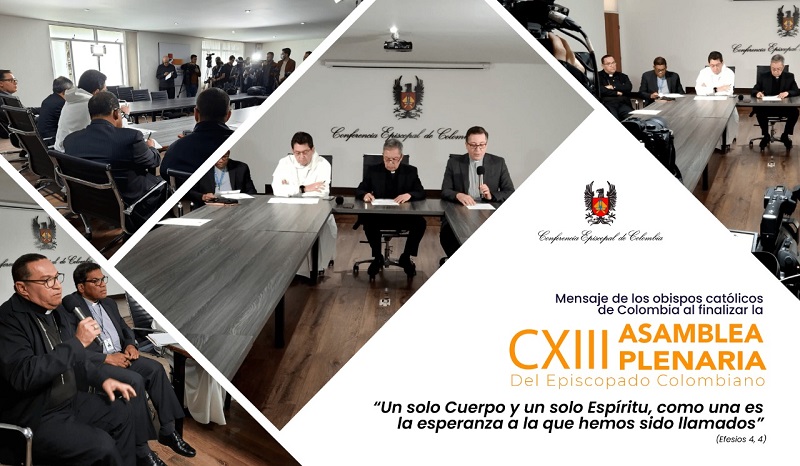 Los 77 obispos del país, reunidos en la Ciento Treceava Conferencia Episcopal, hicieron un llamado a todos los colombianos para viabilizar la apertura de un diálogo que conlleve a la unidad nacional.