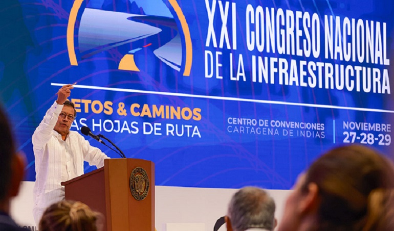 Con esta afirmación, el Presidente Gustavo Petro entregó un balance positivo de la situación económica del país en la instalación del XXI Congreso Nacional de la Infraestructura celebrado en Cartagena.