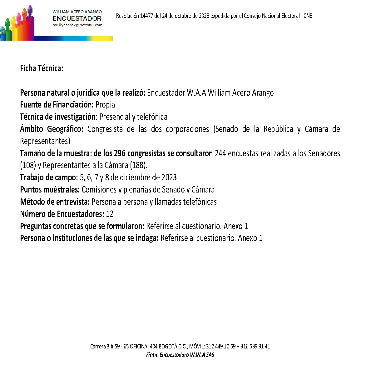 Encuesta congreso 2023