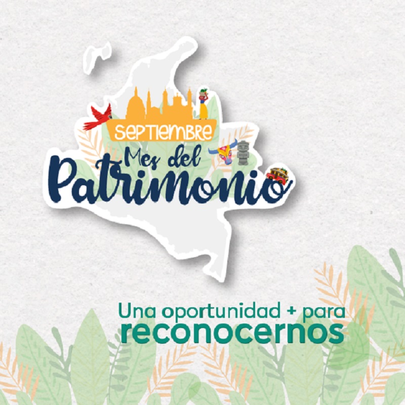 El Ministerio de Cultura con el objetivo de promover espacios de conocimiento, encuentro, reflexión y diálogo en torno al patrimonio cultural, su diversidad, los avances de la política, sus perspectivas y desafíos, invita a los colombianos a participar de la programación 'Vive en septiembre, el Mes del Patrimonio, una oportunidad + para reconocernos'.