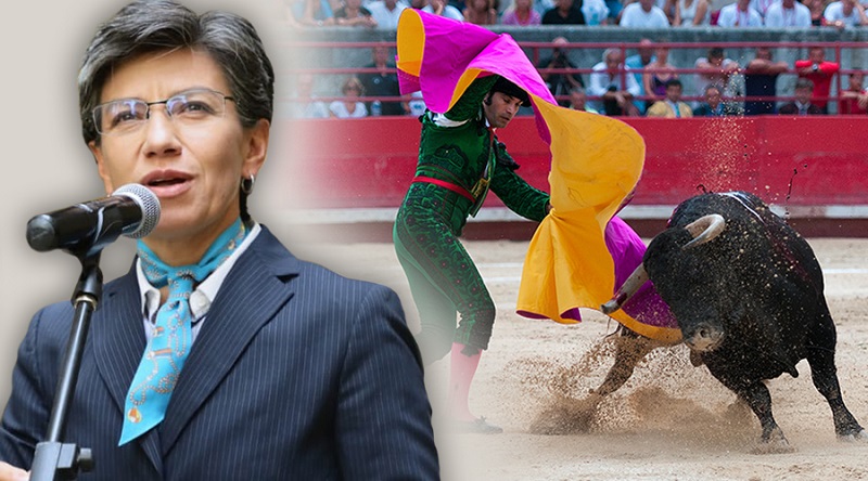 La alcaldesa de Bogotá, Claudia López, se mostró en contra del fallo de la Corte Constitucional que ordenó a la administración distrital no impedir la realización de corrida de toros en la Plaza de San Santamaría.