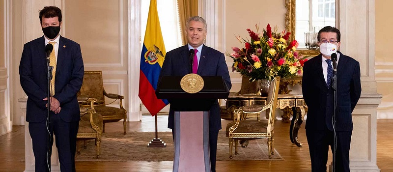 El Presidente Iván Duque hizo el lanzamiento oficial de la plataforma en la que los ciudadanos podrán diligenciar este documento para certificar su esquema de inmunización.