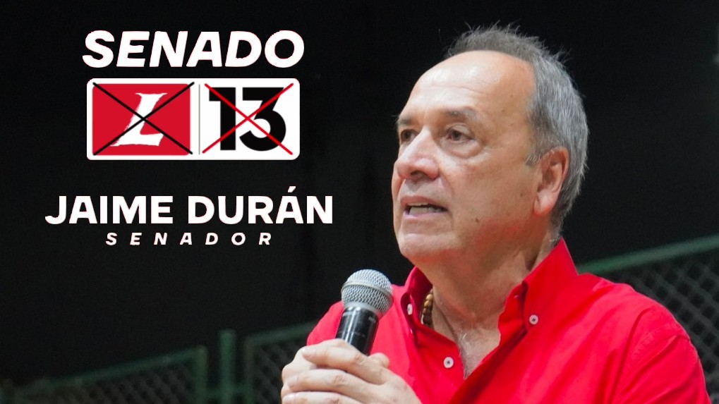 Senador Jaime Durán