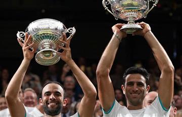 Los colombianos Juan Sebastián Cabal y Robert Farah se coronaron campeones en el Wimbledon tras vencer, en cinco horas a los franceses Roger Vaselin y Nicolas Mahut, con parciales  7-5, 6-7, 6-7, 7-6 y 6-3, convirtiéndose en el triunfo más importante en la historia del tenis en Colombia.
