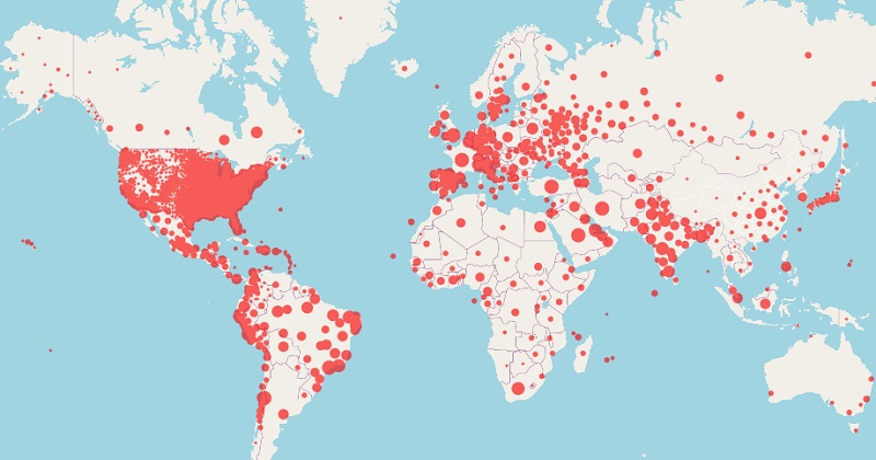 Según la AFP ya oficialmente hay 500.390 muertes y 10.099.576 casos, desde que el virus se expandió en China.