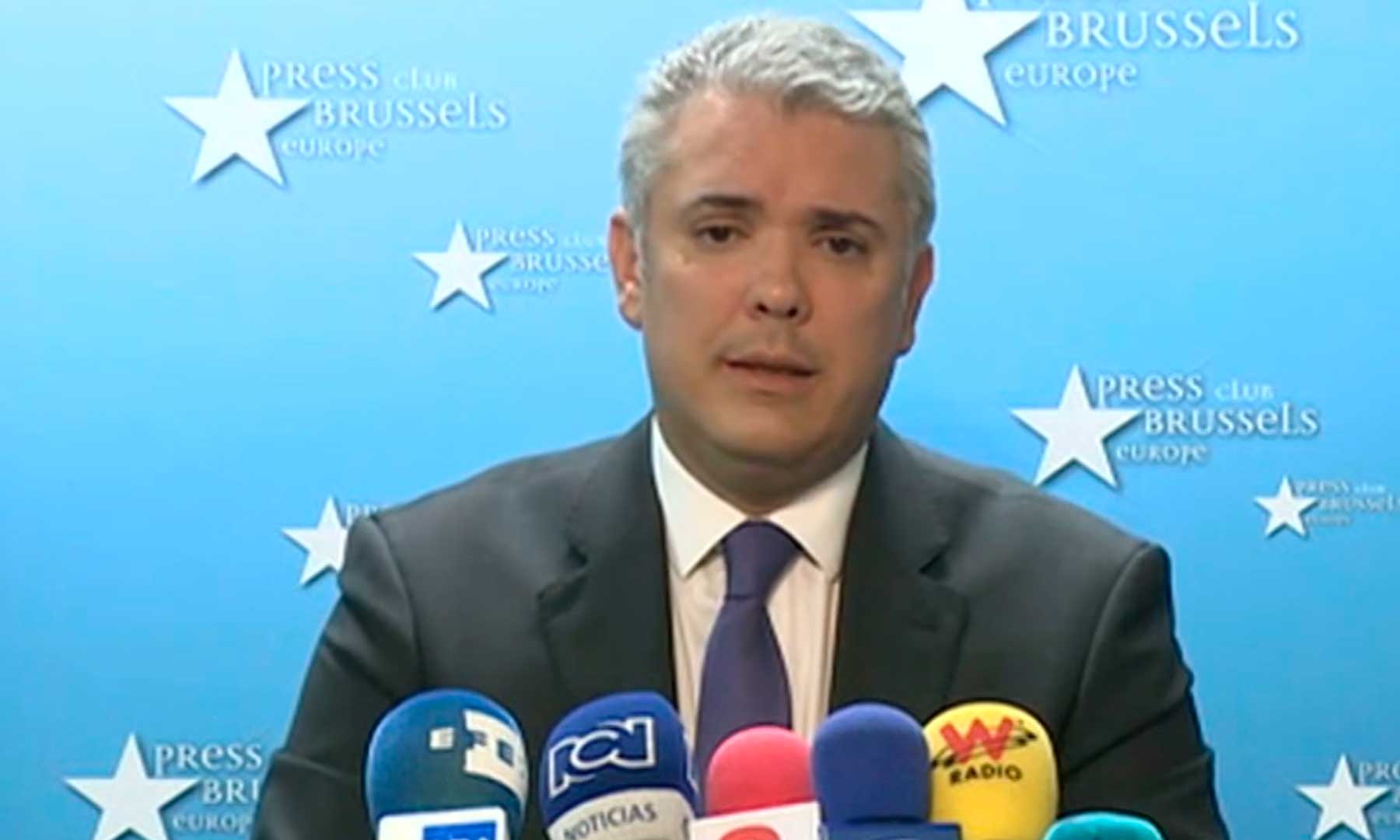 El jefe de Estado colombiano desde Bruselas instó a la Cámara y el Senado de Colombia para que obre conforme al clamor ciudadano y apruebe el paquete de proyectos de ley que fortalecen la lucha contra la corrupción en el país.