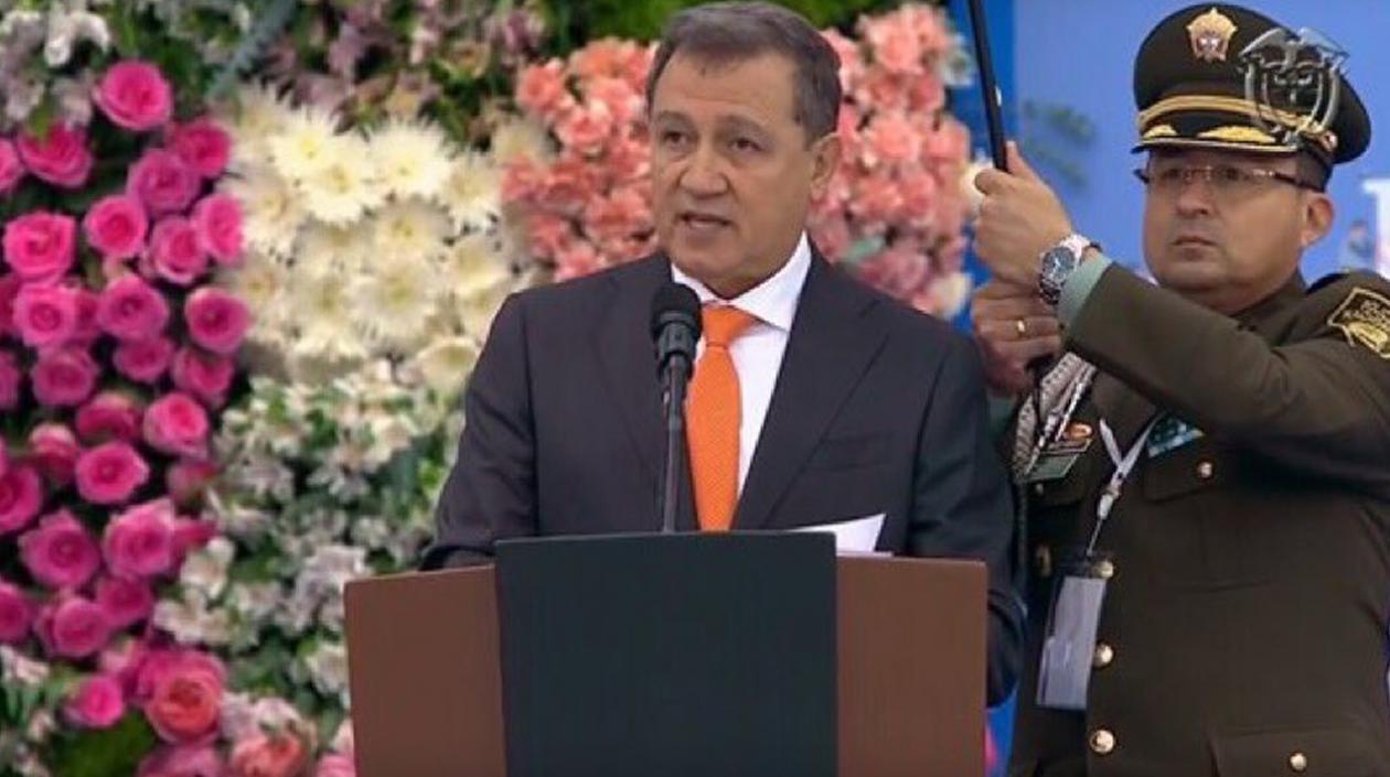 El Presidente del Congreso recibió duras críticas por su discurso en la posesión del nuevo jefe de Estado de Colombia, Iván Duque Márquez.
