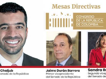 Arturo Char Chaljub, Presidente del Senado; Jaime Durán Barrera, primer Vicepresidente y Criselda Lobo Silva, segunda Vicepresidenta, lamentan el fallecimiento del doctor Horacio Serpa Uribe, quien durante su vida fue un colombiano ejemplar al ejercer con dignidad los valores de la democracia colombiana.