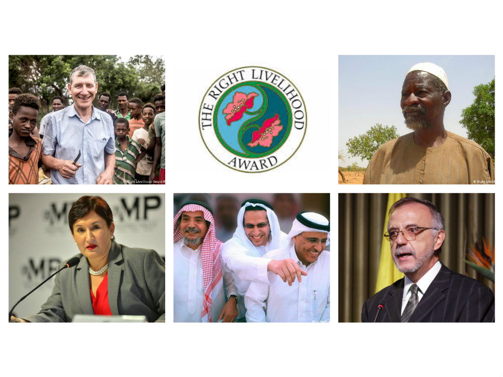 Activistas de DD.HH., luchadores contra la corrupción, un agricultor y un agrónomo son los ganadores del Premio Nobel Alternativo y provienen de Colombia, Guatemala, Burkina Faso, Australia y Arabia Saudita.