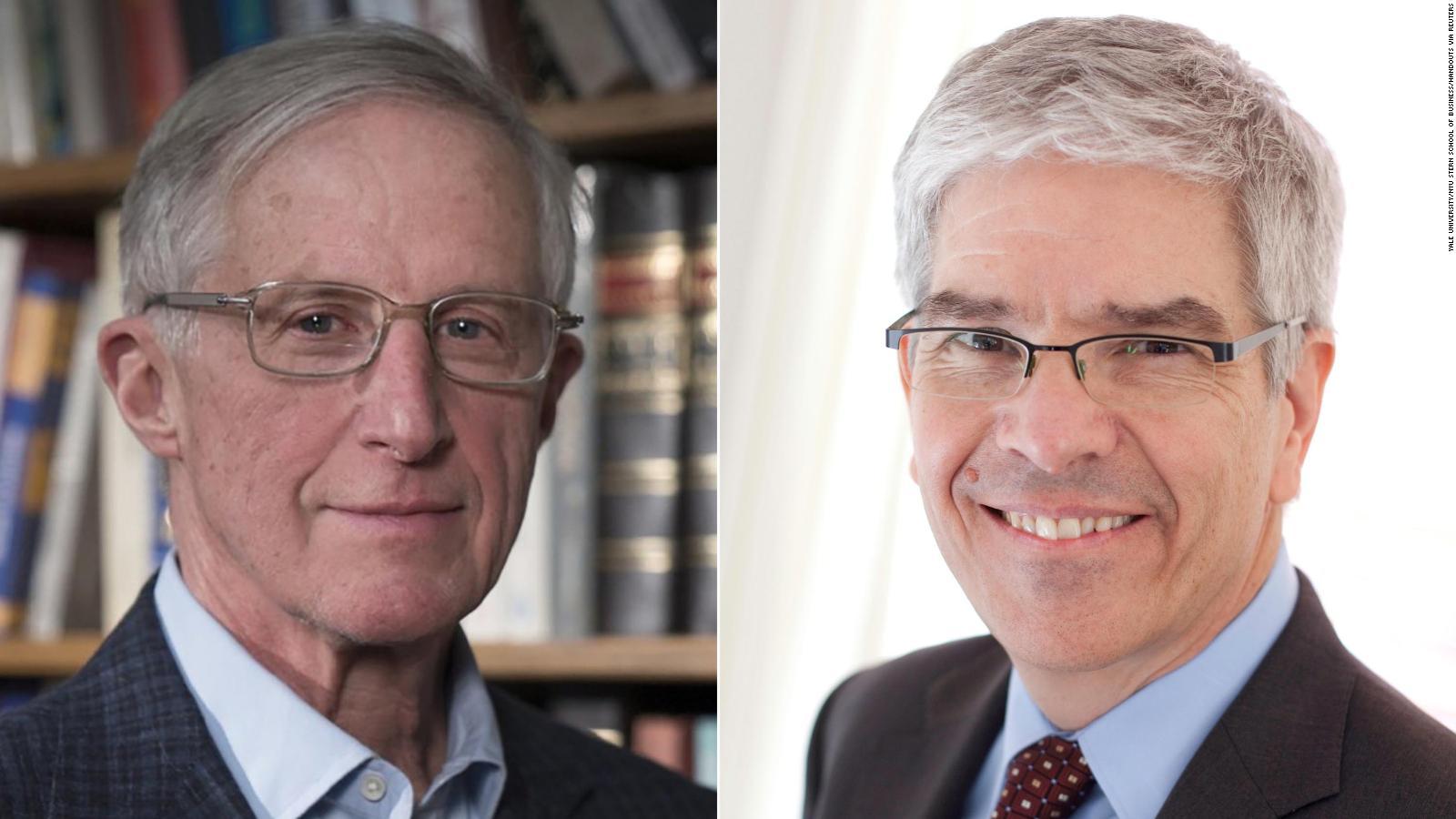 Los estadounidenses William Nordhaus y Paul Romer, pioneros en la adaptación del modelo de crecimiento económico occidental para centrarse en asuntos medioambientales y en compartir los beneficios de la tecnología, ganaron el Premio Nobel de Economía 2018.