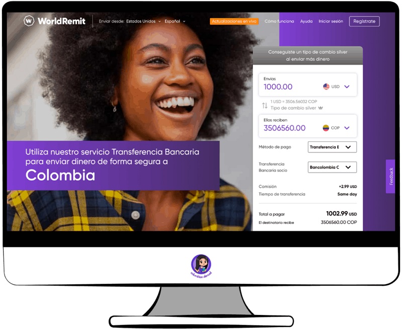 A través de esta asociación, los clientes de WorldRemit pueden enviar dinero directamente a las billeteras de Bancolombia A la Mano de sus familiares y amigos.  través de esta asociación, los clientes de WorldRemit pueden enviar dinero directamente a las billeteras de Bancolombia A la Mano de sus familiares y amigos. 