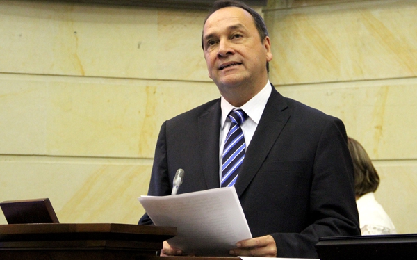 El senador Jaime Enrique Durán Barrera, a nombre del Partido Liberal, exaltó las calidades y cualidades de su colega Lidio García Turbay, al postularlo para que fuese designado por unanimidad como Presidente del Congreso de Colombia.