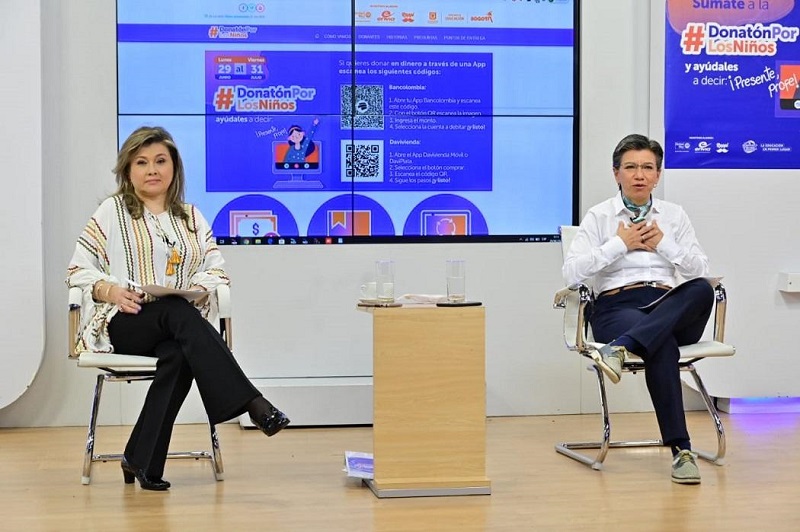 Desde este lunes 29 y hasta el 31 de julio, la administración de Bogotá tendrá la Donatón Por Los Niños, una iniciativa que busca dotar a miles de niños capitalinos que aún no cuentan herramientas digitales para continuar con sus estudios.