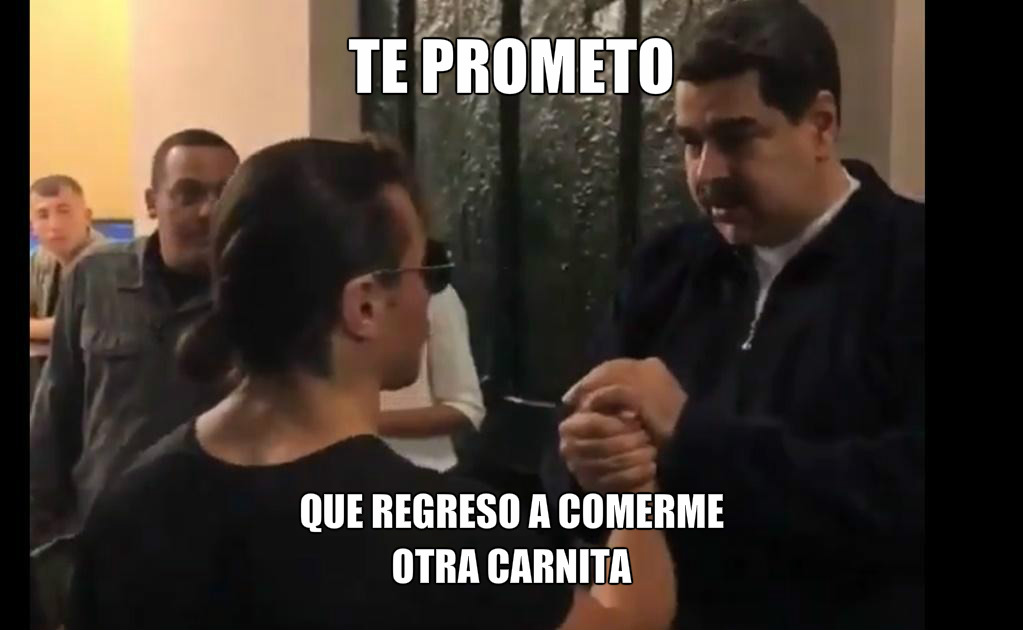 Maduro no para de mentir. De regreso de China, donde pasó el sombrero para mantenerse en el poder, socavando la soberanía económica de Venezuela, hizo una parada en Estambul, supuestamente invitado a comerse una carnita en uno de los restaurantes más caros del mundo, el del carnicero turco, Balt Bae. Pero como las mentiras tienen patas cortas fue más que evidente que fue un montaje para intimidar a los venezolanos.