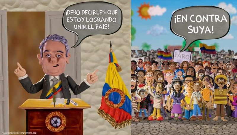 En estos momentos de pandemia, de crisis econ\u00f3mica y social, de paro, marchas y vandalismo, la imagen del presidente de Colombia, Iv\u00e1n Duque M\u00e1rquez, va de mal en peor.