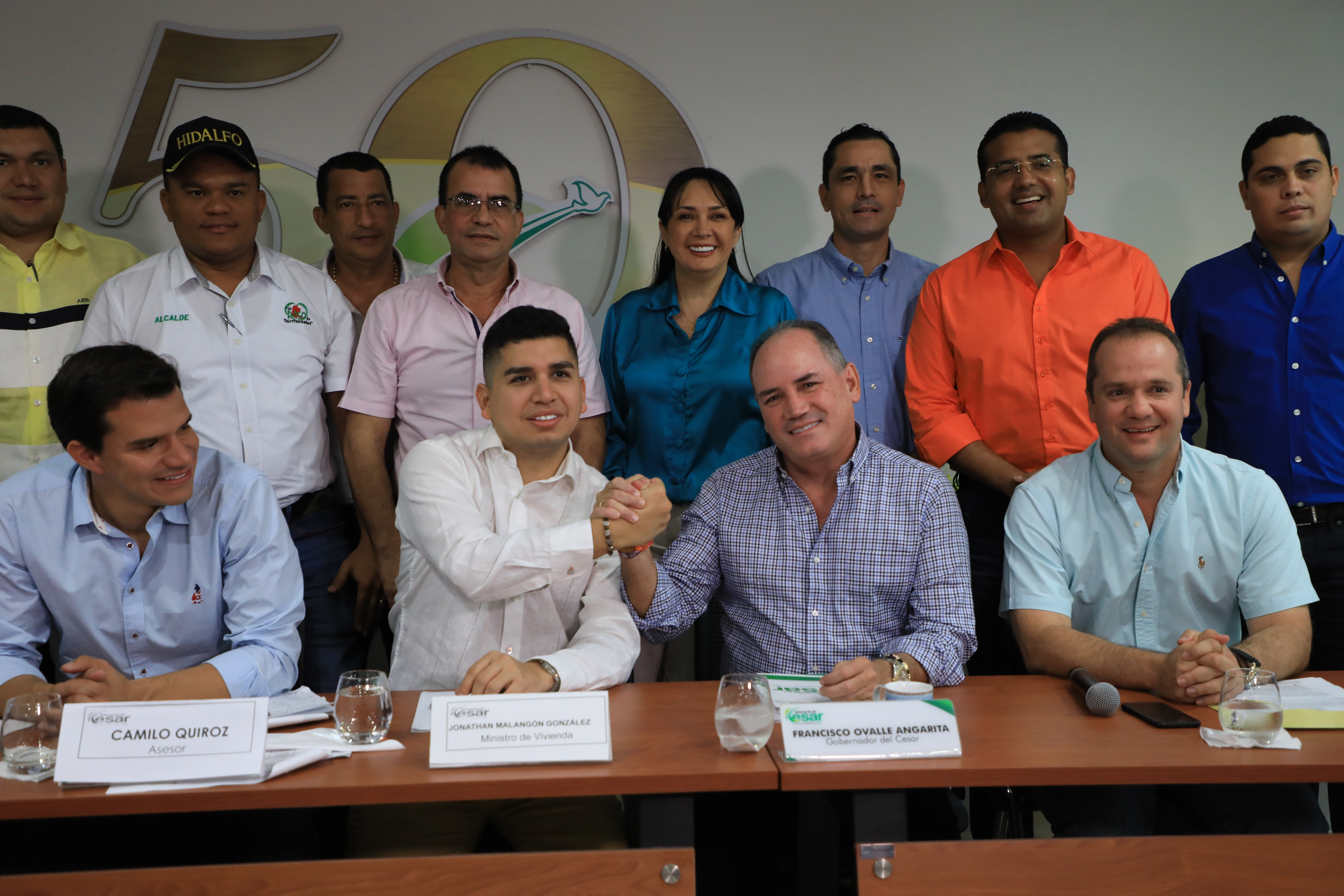 Así lo dio a conocer el ministro de Vivienda, Jonathan Malagón, al finalizar la mesa de seguimiento de Desarrollo Territorial desarrollada con el gobernador, Franco Ovalle, y 25 alcaldes municipales.