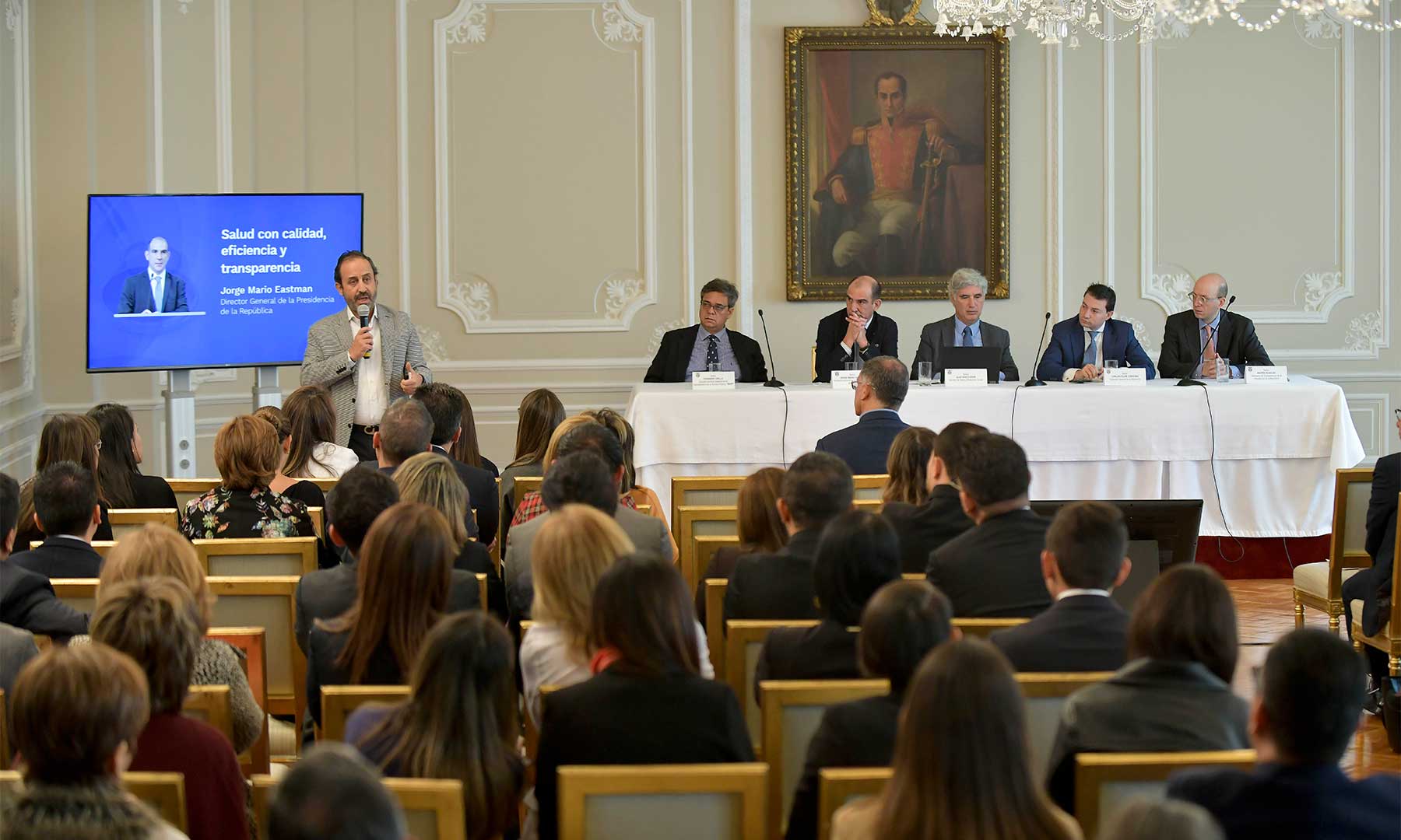 Los protagonistas: El Gobierno Nacional, Ministerio de Salud, Contraloría General de la República, entre otros, donde se discutieron los avances, gestión transparencia y la lucha contra la corrupción en el sector salud.